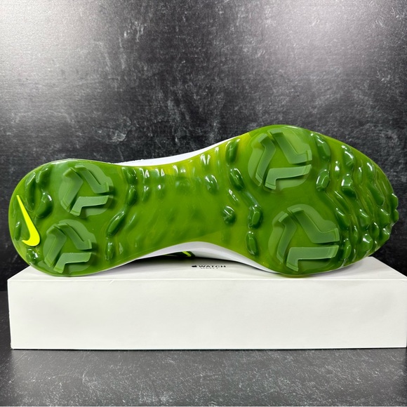 AIR ZOOM INFINITY TOUR NEXT% MENS SPIKED GOLF SHOES SIZE 14 WHITE TREELINE GREEN - Picture 4 of 10